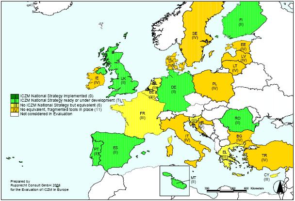 Attuazione della GIZC in Europa Evaluation of Integrated Coastal