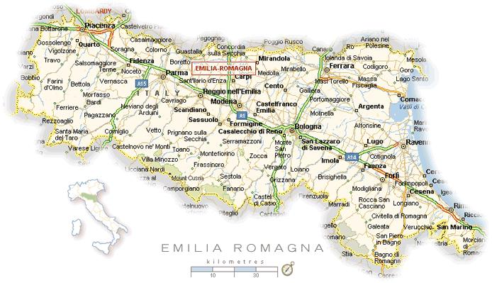 Regione Emilia-Romagna Residenti all 1/1/2008: 4.275.