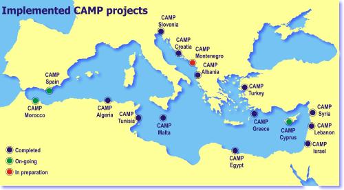 Progetti CAMP Progetto CAMP Italia in corso di attivazione: