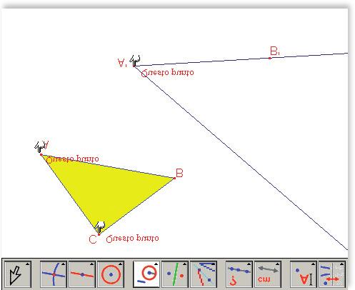 FIGURA 6 Abbiamo ora a disposizione i tre punti A 0, B 0, C 0 : non ci resta che costruire il triangolo A 0 B 0 C 0.