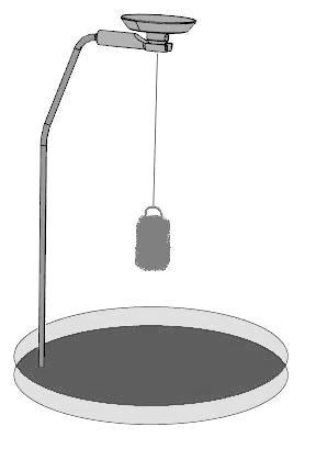 6 DETERMINAZIONE DELLA DENSITA DEI LIQUIDI. 6.1 Fondamenti La densità di un liquido viene determinata con l utilizzo di un pescante il cui volume è noto.