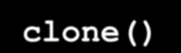 Thread in Linux 1 Linux li definisce task (come i processi) La creazione dei task avviene con la chiamata della system call clone() All invocazione, clone() riceve come parametro un insieme di