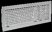 PG B+3 x H+3 PC Characteristics: LAF PC - PG: LAF series grilles can be fitted