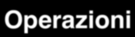 Operazioni Sintassi completa visibilità nome (lista-parametri): tipo-di-ritorno {stringa-di-proprietà} Esempio + saldo (data: Data): Denaro Elementi visibilità: (-) private, (#) protected, (+) public