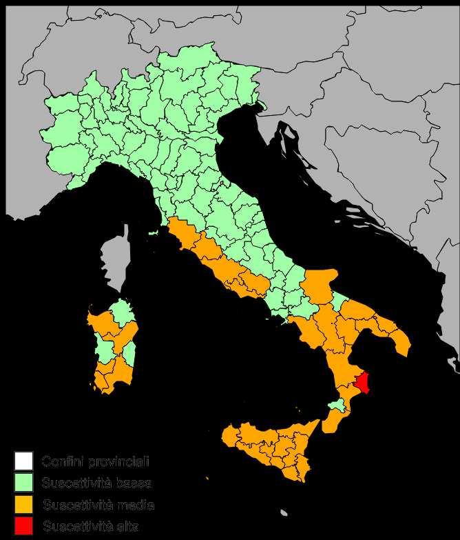 CONDIZIONI DI SUSCETTIVITA' ALL'INNESCO E ALLA PROPAGAZIONE DI INCENDI BOSCHIVI PREVISTE PER Mercoledì 5 luglio 2017 BASSA MEDIA ALTA VALLE D'AOSTA AO PIEMONTE LOMBARDIA TRENTINO A. A. Tendenza per Mercoledì 5 luglio 2017 VENETO FRIULI V.