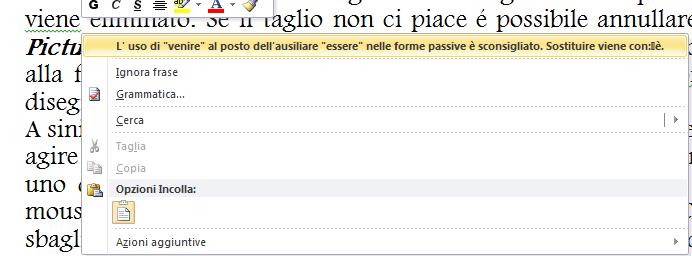 vocabolario: andiamo sulla parola, tasto destro e dal menù contestuale scegliamo Aggiungi (vedi ancora Figura 2).