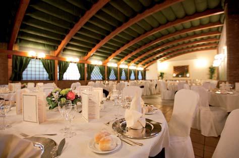 La sala Gli Archi ideale per un matrimonio da ricordare.