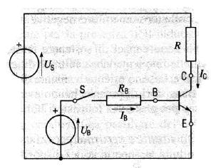 Nel funzionamento normale, cioè quando il transistore è in conduzione, la giunzione base-emettitore è polarizzata direttamente e la giunzione base-collettore è polarizzata inversamente (Fig.14).