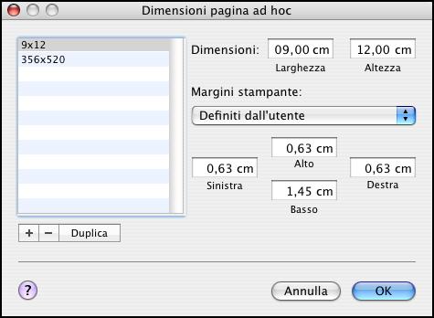 STAMPA DA MAC OS X 29 PER DEFINIRE UN FORMATO PAGINA PERSONALIZZATO SU MAC OS X V10.4 1 Selezionare Formato di stampa (o Imposta pagina) dal menu File (o Archivio) dell applicazione.