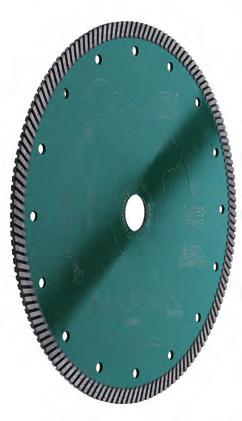 10 mm TURBO VERDE Un disco per tutte le occasioni: Turbo Verde taglia ogni tipo di materiale garantendo affidabilità e resistenza.