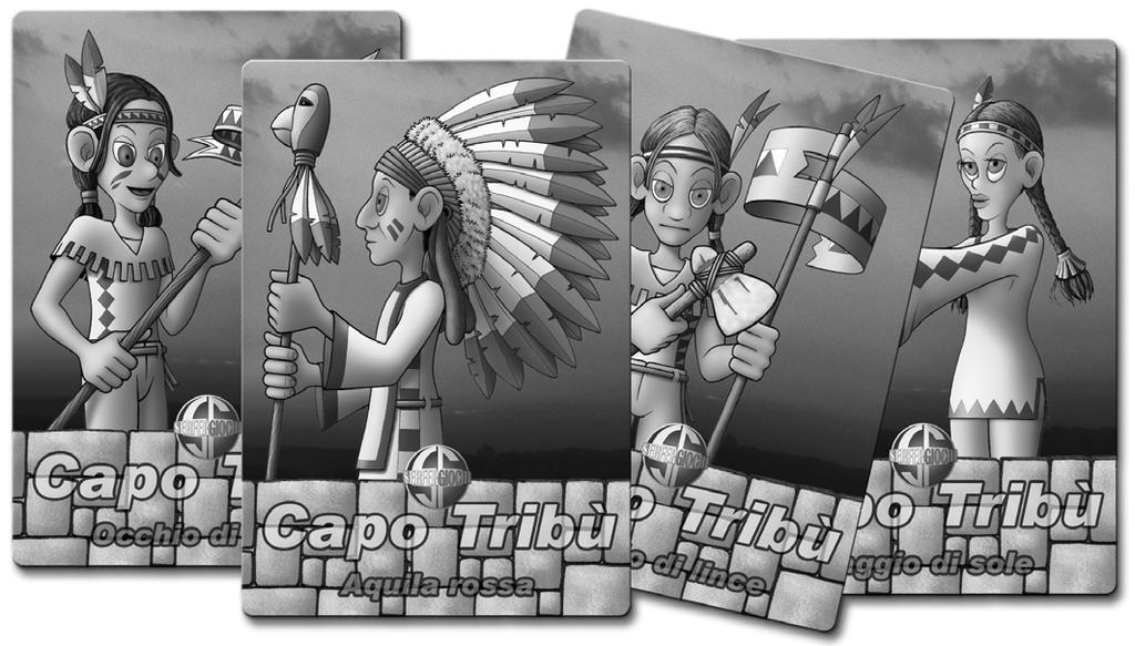 La scheda protegge il personaggio per tutta la durata del gioco impedendo l eliminazione della carta Tribù associata allo stesso personaggio anche se tale carta rimane senza carte Diorama.