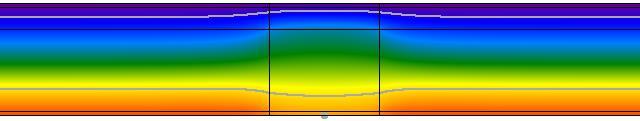 Trasmittanza termica lineare esterna:0,292 W/mK Coefficiente di accoppiamento L2D: 0,55 W/K Trasmittanza termica lineare interna: 0,018 W/mK Trasmittanza termica lineare esterna: 0,018 W/mK PONTE