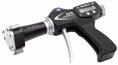 Micrometers IP67Indicator snap micrometer Micrometro elettronico per interni. Azionamento rapido a pistola ad alta ripetibilità ideale per controlli in serie.
