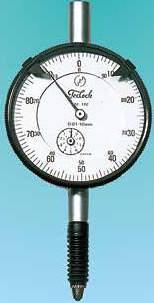 Reading Measuring force N CB01010ST 39,00 1,2 CB01010WP 90,00 10 0,01 1,5 Waterproof CB01010WP Dial indicator
