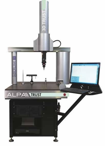 Manual 3D measuring machine TRUST by La macchina ALPA TRUST rappresenta la tecnologia più moderna nella costruzione di macchine di misura a coordinate.
