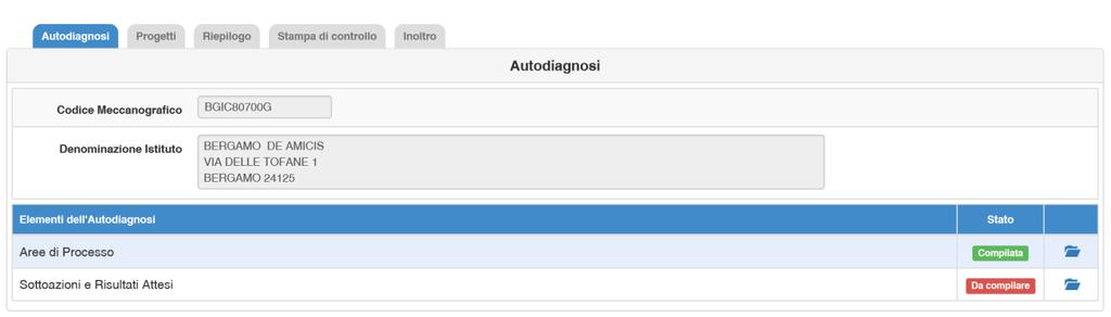 Rientrando nell Area e cliccando su la scuola potrà comunque sbloccare l area e modificare le informazioni inserite, sia per l Avviso in corso sia per i successivi.