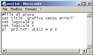 Il file macro deve essere ASCII (blocco note o editor equivalente) Il file macro puo contenere uno o piu