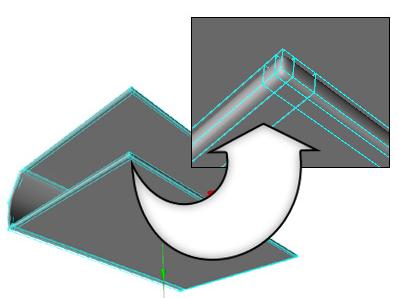 Noi faremo questo con splines ed Extrude NURBS. Cambi nella vista Fronte ed incornici il cubo.