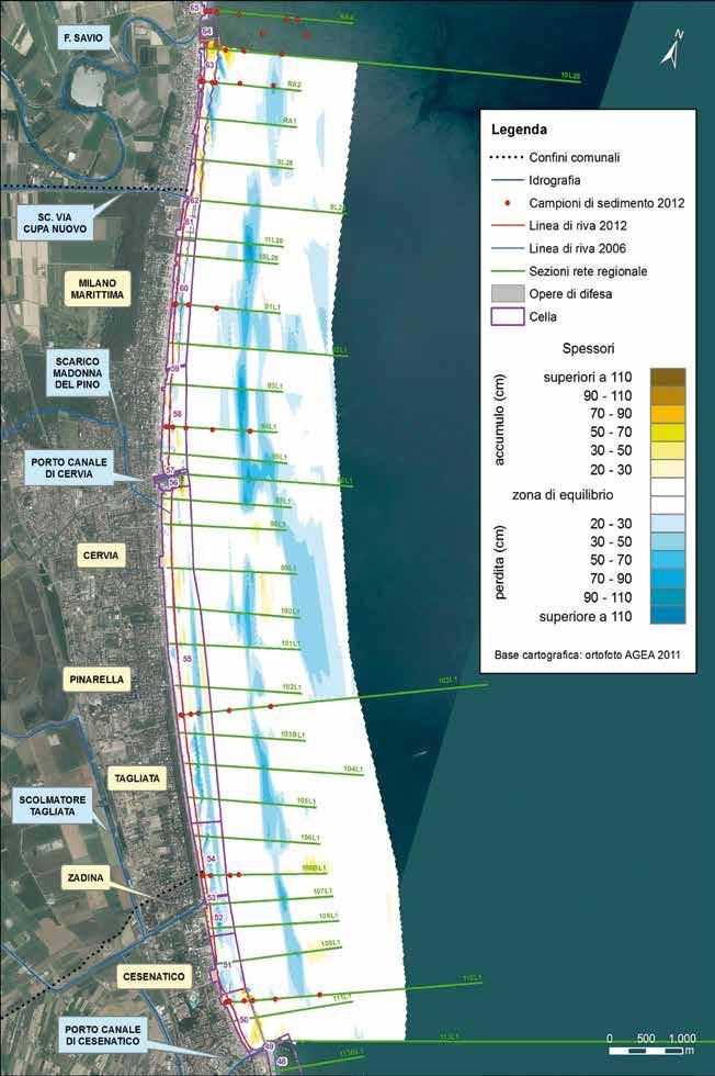 108 Figura 72 - Molo di Cesenatico - Foce Savio :