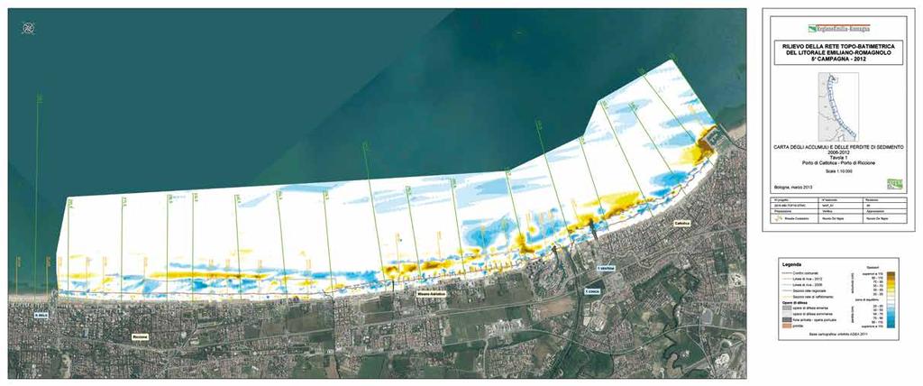 Figura 19 - Cattolica-Porto di Riccione: carta degli