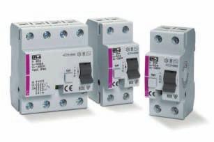 InterruttorI DIFFerenzIAlI PurI serie efi 2 residual Current CIrCuIt BreAKers efi 2 series 2 poli (2 moduli din) 2 poles (2 din modules) Classe A Sensibilità residual current 30 ma 2063521 16 0,22 1