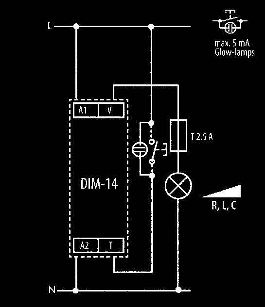 quale si apre e, dopo una pausa, si chiude il contatto triangolo (2528) When supply voltage is applied, the star contacts (1518) close for a certain time, at the end of which, after a pause, the