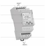 termostati modulari Thermostat relays typs intervallo temperatura Temperature range 2471801 30.. +10 C 1 2471813 0.. +40 C 1 2471802 30.