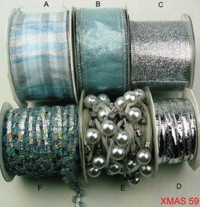 60-M.20 COL.631 B)003807-Organza glitter H.50-M.