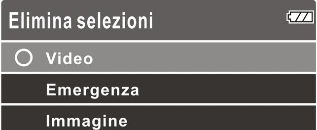 3.2.4 Eliminazione dei File Per eliminare i file, fare quanto segue: 1.