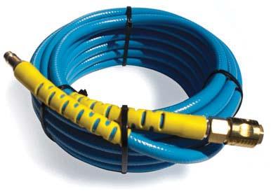 tedesco, leggero è ideale per autofficine e autolavaggi Light PVC hose fitted with UNIVERSAL COUPLING AND CEE PLUG suitable for car washing and motor car repair shop TUBO POLIURETANO RETINATO