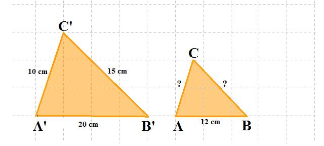 Esercizi guidati Qual è il rapporto di similitudine fra le seguenti figure sapendo che AB 0cm e A'B' 30cm Il rapporto di similitudine è k 30 0 cioè 3: Considera le seguenti figure Qual è il rapporto