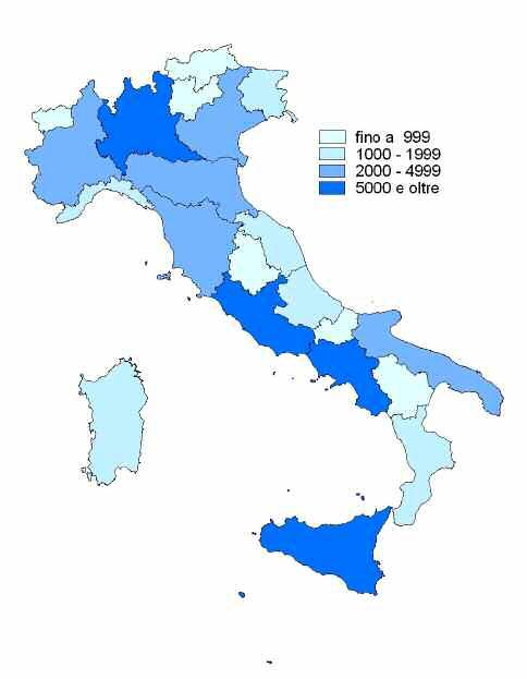 11 Territorio Dimensione media delle NUTS Elevato il peso demografico delle NUTS 2 italiane Il territorio dei 27 paesi che costituiscono l Unione europea è stato suddiviso, partendo dai confini