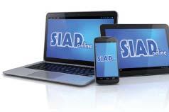 Area riservata SIAD online Il mondo SIAD in un click Con SIAD online i clienti accedono in modo semplice e diretto ai servizi ed informazioni personalizzati: richieste di fornitura; strumenti;