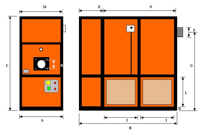 GAI/E F C H D E MODELLO A B C D E F GxH IxF Peso kg GAI/E 9 450 1000 1600 10 1350 600 530x750 440x590 100 GAI/E 40 60 1150 1650 10 1350 700 630x510 610x690 130 GAI/E 55 680 1330 1730 140 140 880