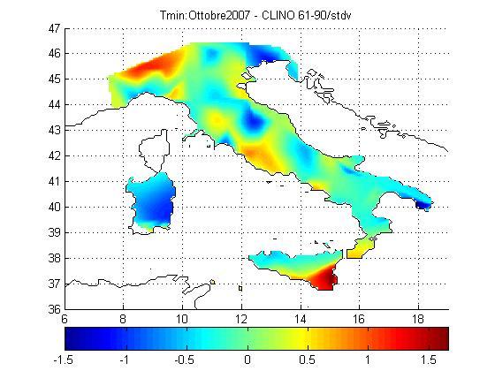 Anomalie delle temperature