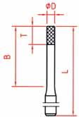 STRUMENTI ROTATIVI DIAMANTATI ALTA QUALITÁ DIPROFIL - GAMBO ø3 mm E GAMBO ø6 mm Sono eccellenti per lavorare carburi, acciaio temperato, vetro, ceramica etc.