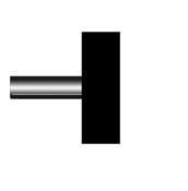 Gruppo W - Forma cilindrica D D TIPI DI LEGANTE CXG CXH T T Legante morbido per un uso generale con capacità di lisciatura e lucidatura ed eliminazione di bave e piccoli difetti su metalli duri e