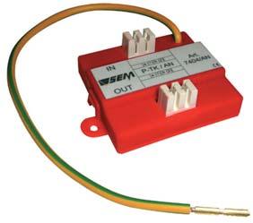 utilizzato per telefoni ISDN e modem ISDN all interfaccia ISDN S 0. Tali scaricatori prevedono il montaggio su guida DIN.