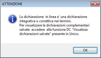 Dichiarazioni Unico PF/SP/SC 01.