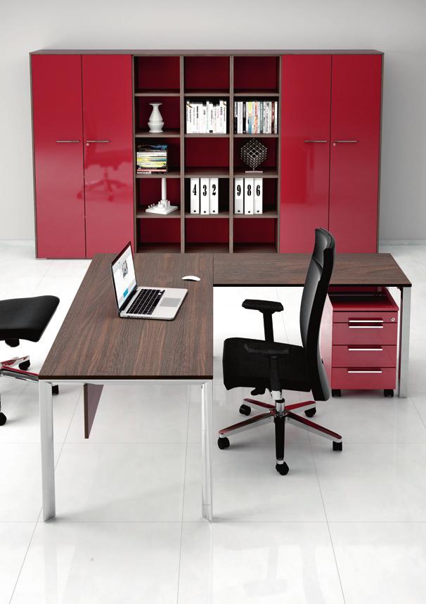 DELTA OFFICE COLLECTION 29 Rosso Rubino K430 / Olmo Scuro