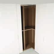 CLOSED CORNER ELEMENT WITH PROFILE For leaf door, folding door, sliding door and coplanar door.