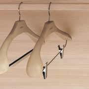 A range of exclusive components: from tools like pull down clothers bar and pull out trousers hangers, to the accessories which allow a perfect