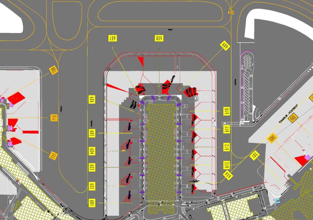 ARRIVI 16L/34R Piazzali 600 DSNA Operazioni di Aeroporto Tabella 5. - Pista 16L/34R Arrivi-Piazzali 500 Figura 6.