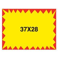 Aggiungere il numero del colore dopo il codice Le etichette sono illustrate in formato reale. ETICHETTE SAGOMATE Etichetta adesiva per prezzatrice 37 X 28 mm.