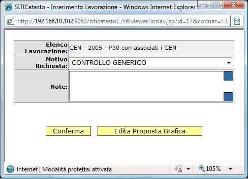 indicato dalla freccia in figura: Si aprirà la finestra pop up come quella riportata nella figura