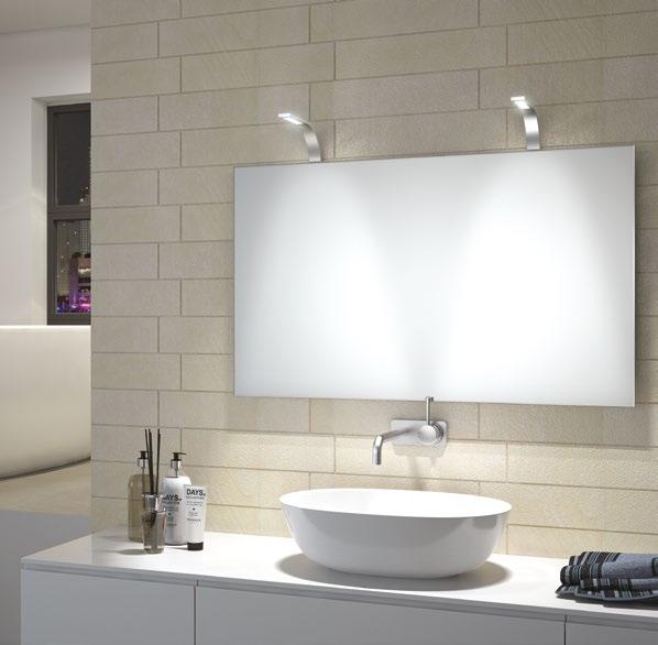 38 OPPS OPPS design DOMUS Line Applique per specchiera da bagno per illuminazione di accento Materiali: lega