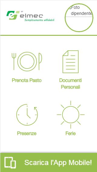 2. Download e Installazione Per scaricare l App sul proprio dispositivo accedere al sito per.elmec.com dal proprio dispositivo mobile e toccare il pulsante Scarica l App Mobile!