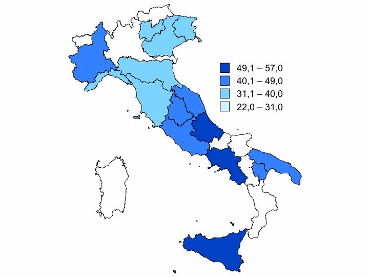 Vaccinazione antinfluenzale Sotto ai 65 anni la vaccinazione antinfluenzale è raccomandata nelle persone portatrici di patologie croniche.