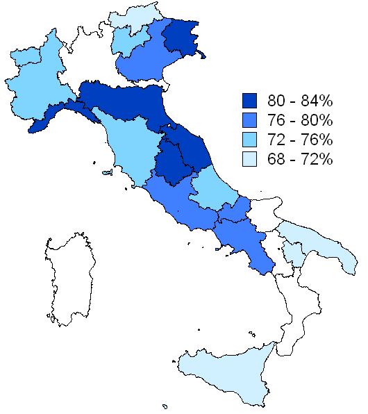 Ipercolesterolemia L 86 degli intervistati tra 18 e 69 anni ha riferito di essersi sottoposto alla misurazione della colesterolemia almeno una volta nella vita.