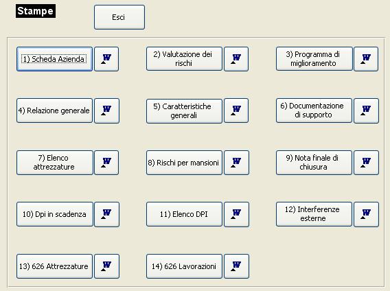 Stampe Dispositivi di protezione individuali.